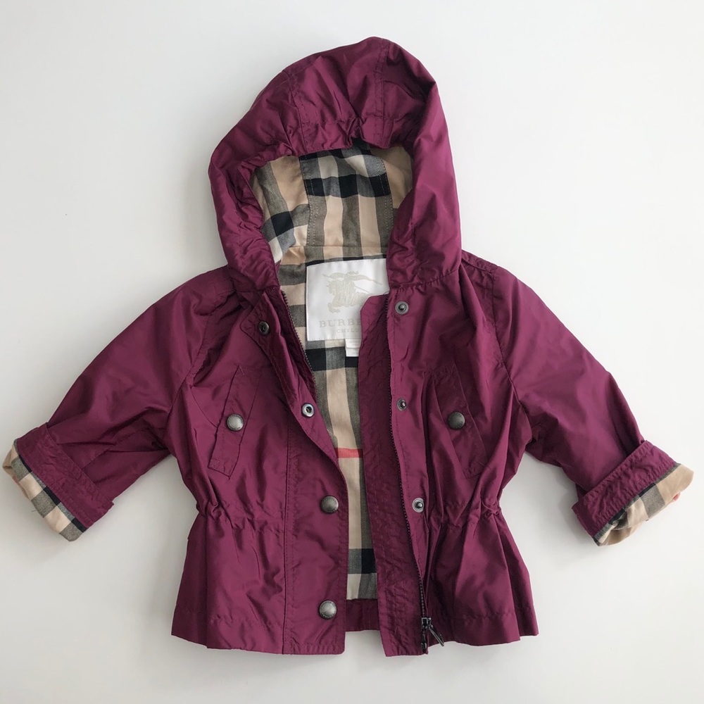 🇬🇧 Burberry baby hooded lightweight jacket